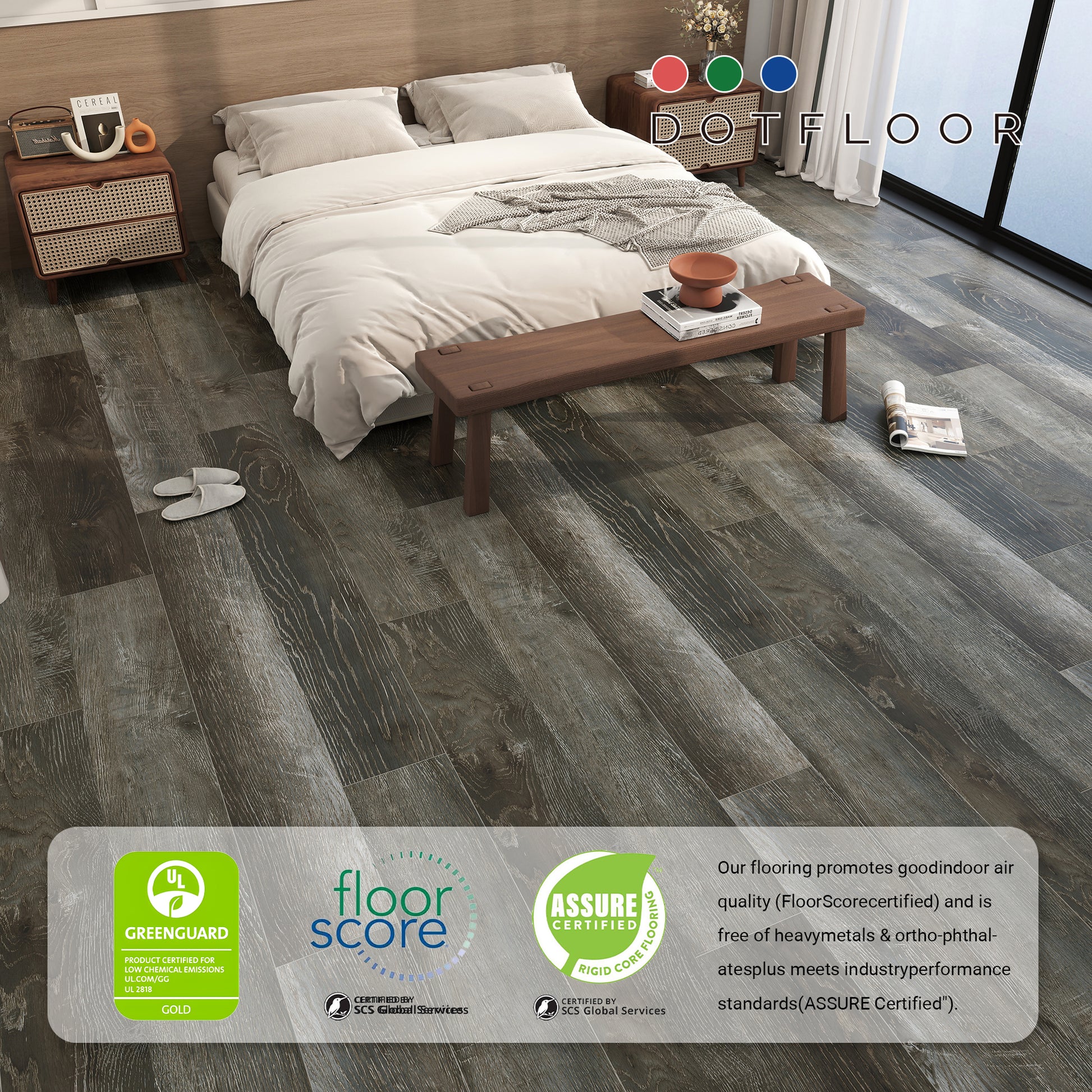 NEW PARLIAMENT 810 Mystic Jungle 30mil RIGID CORE 62.6''*9''*8mm, Klein Blue - packaging