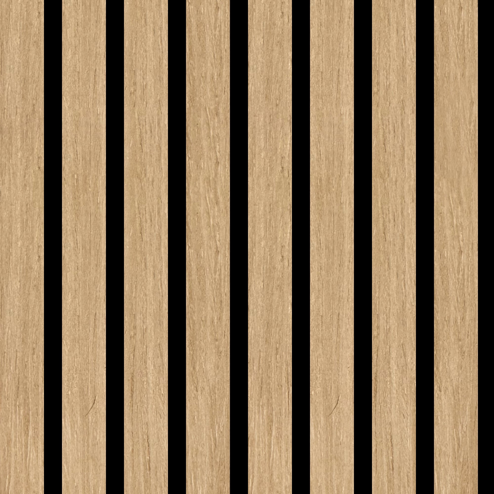 WASHED WHITE OAK -Wood Acoustic Wall Panels 114.17‘’×23.62‘’