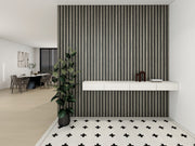 SILVER OAK -Wood Acoustic Wall Panels 114.17‘’×23.62‘’ - product image