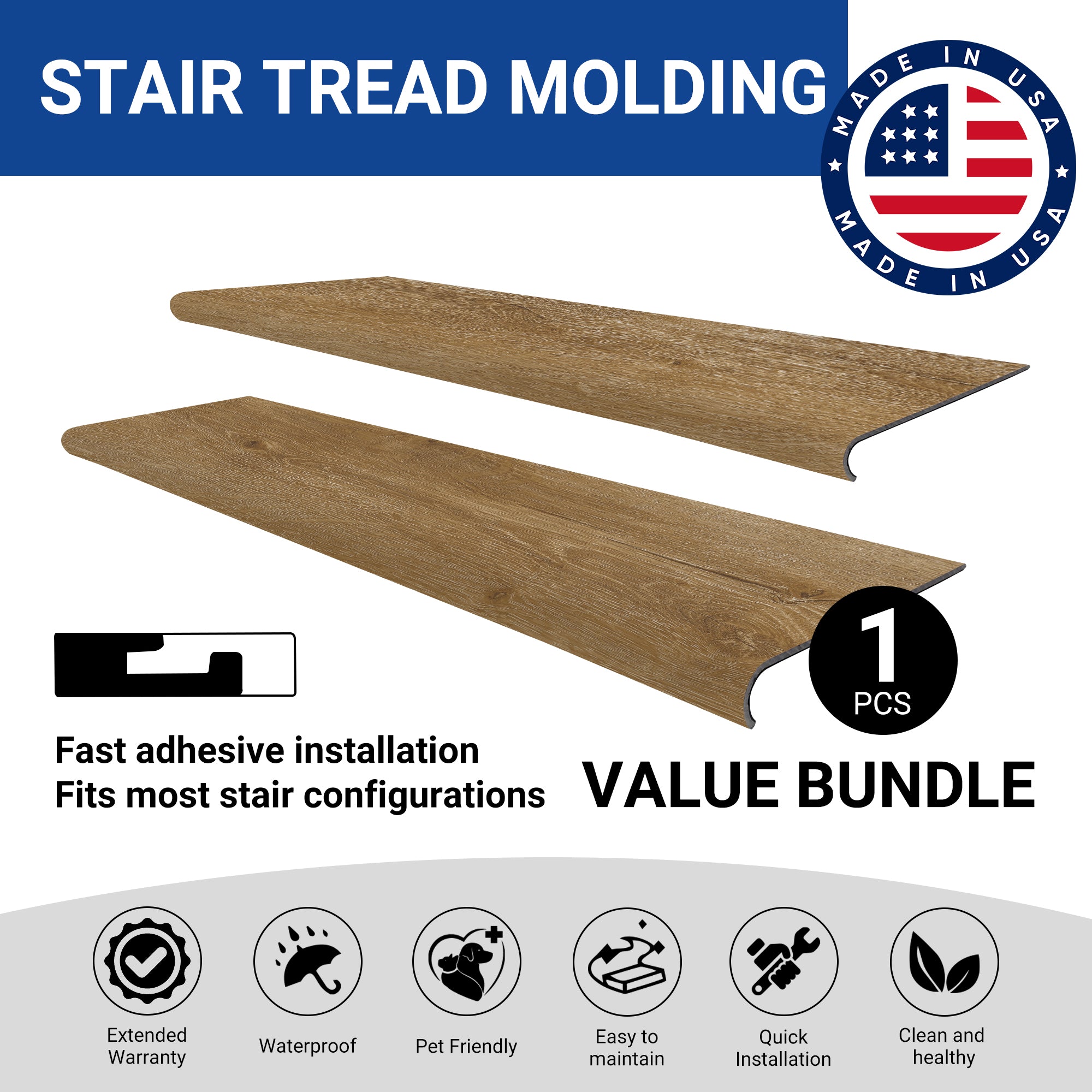 Stair Tread Perfect-Match-Trim EMPIRE 402