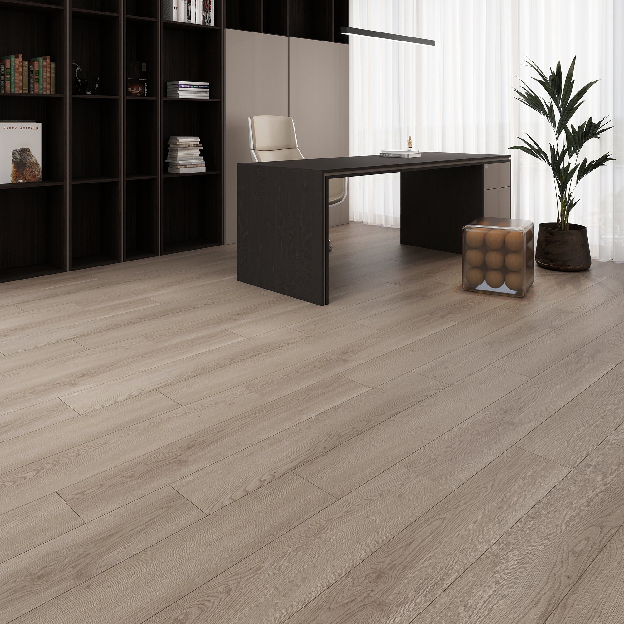 Clean Brushed - SuperOak 12mm Hybrid Wood Plank 47.78"*7.7" - product image