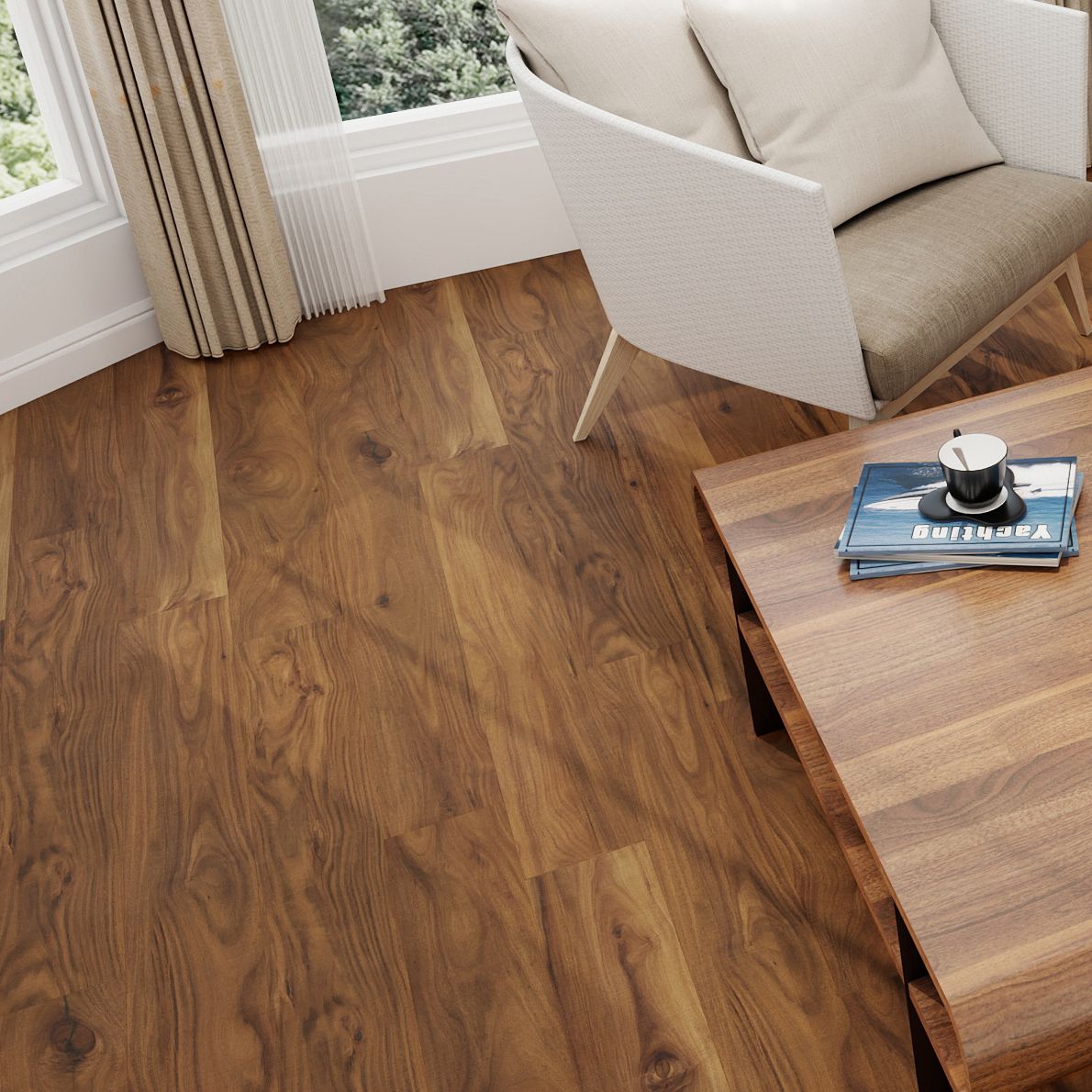 Cove Oak - SuperOak Lite 9.5mm Hybrid Wood Plank 47.78"*7.7"