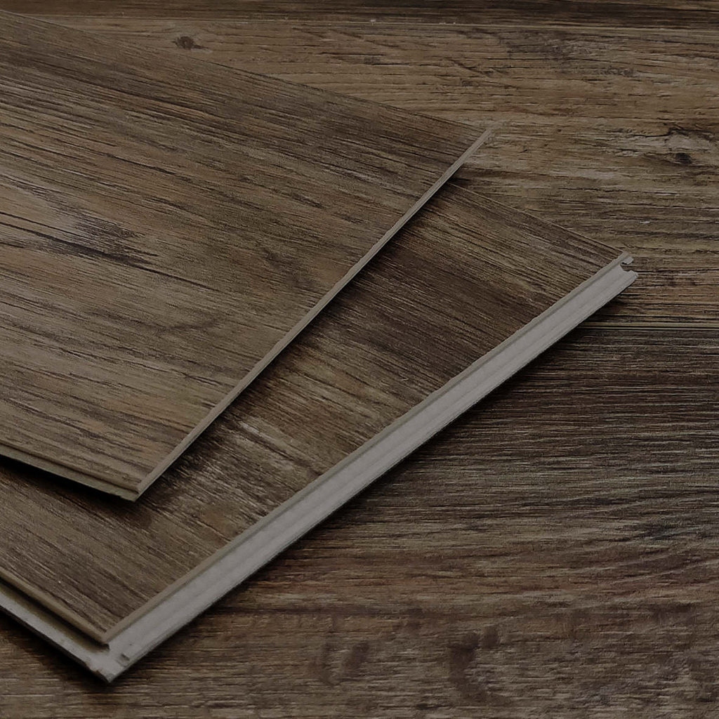 Darkbrown Rigid Core Luxury Vinyl Flooring Samples  - DF1006