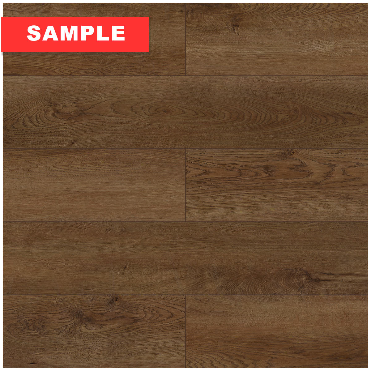 Classic Oak Stone Polymer Composite Flooring Sample Empire DF1007-3