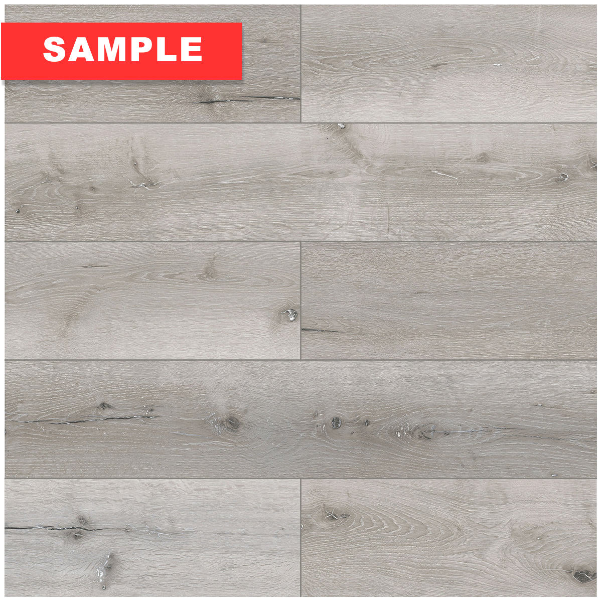 White Oak SPC Click Flooring Sample 12in - Empire DF992-7