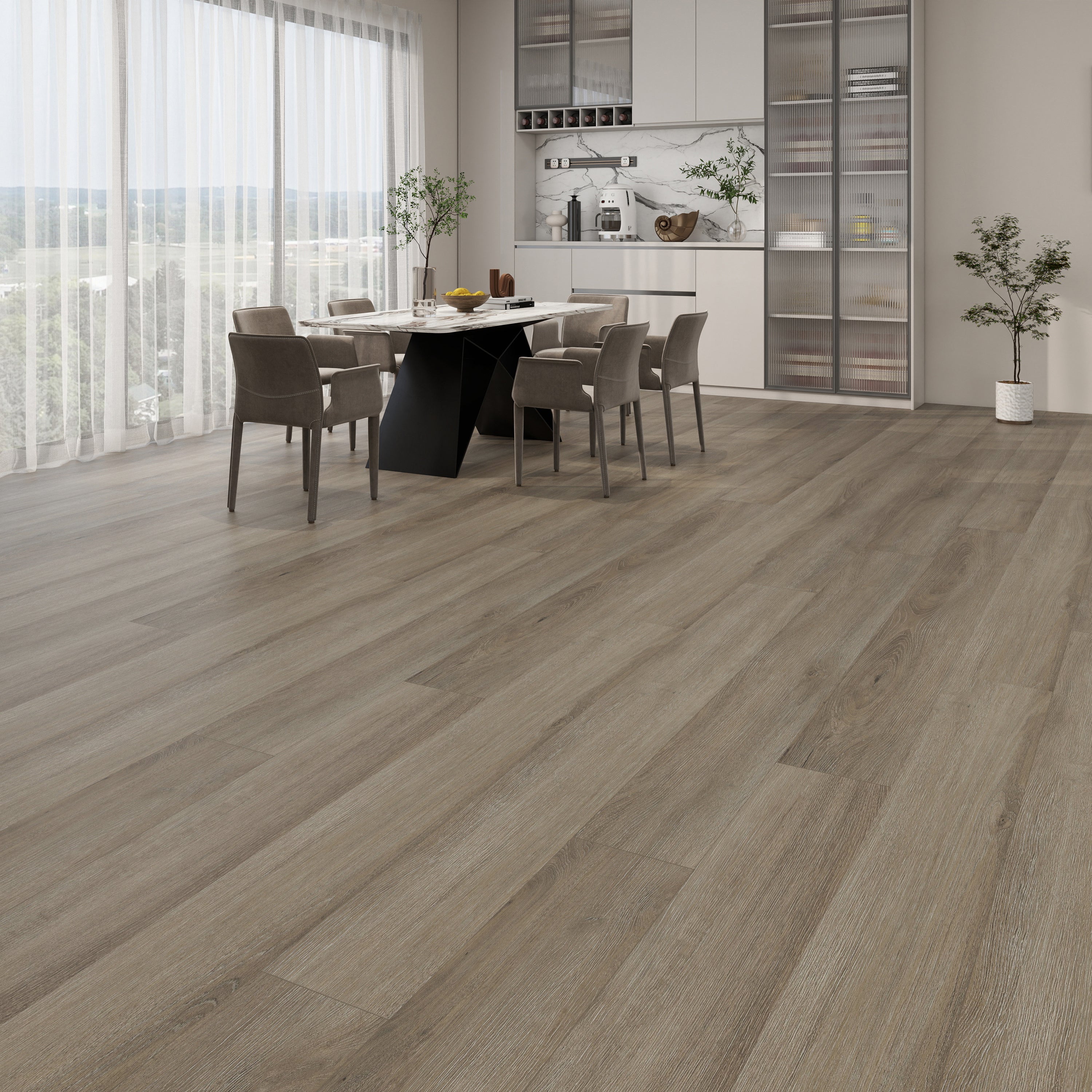 Grand Aleta - SuperOak Lite 9.5mm Hybrid Wood Plank 47.78"*7.7"