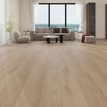 Natural Clean - SuperOak 12mm Hybrid Wood Plank 47.78"*7.7" - product image