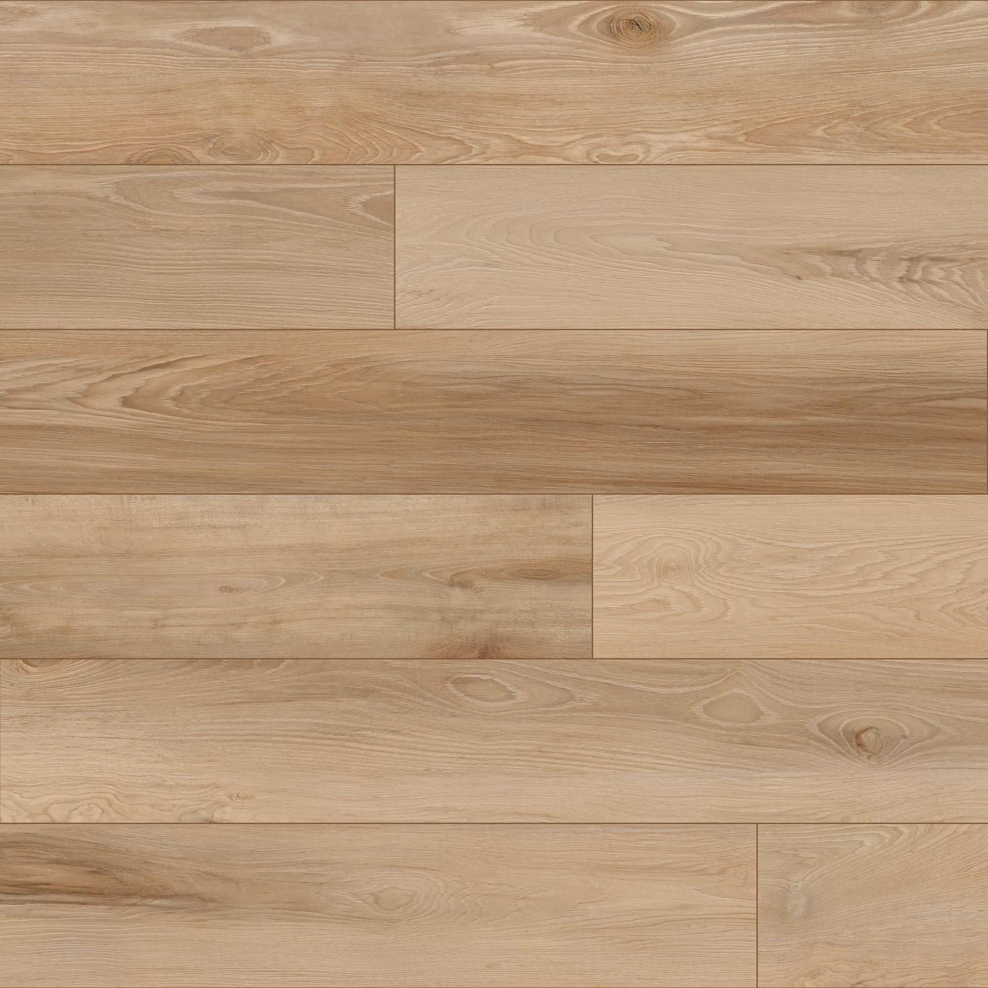 Sunshine Hickory SuperOak 12mm Hybrid Wood Plank  47.78"*7.7"