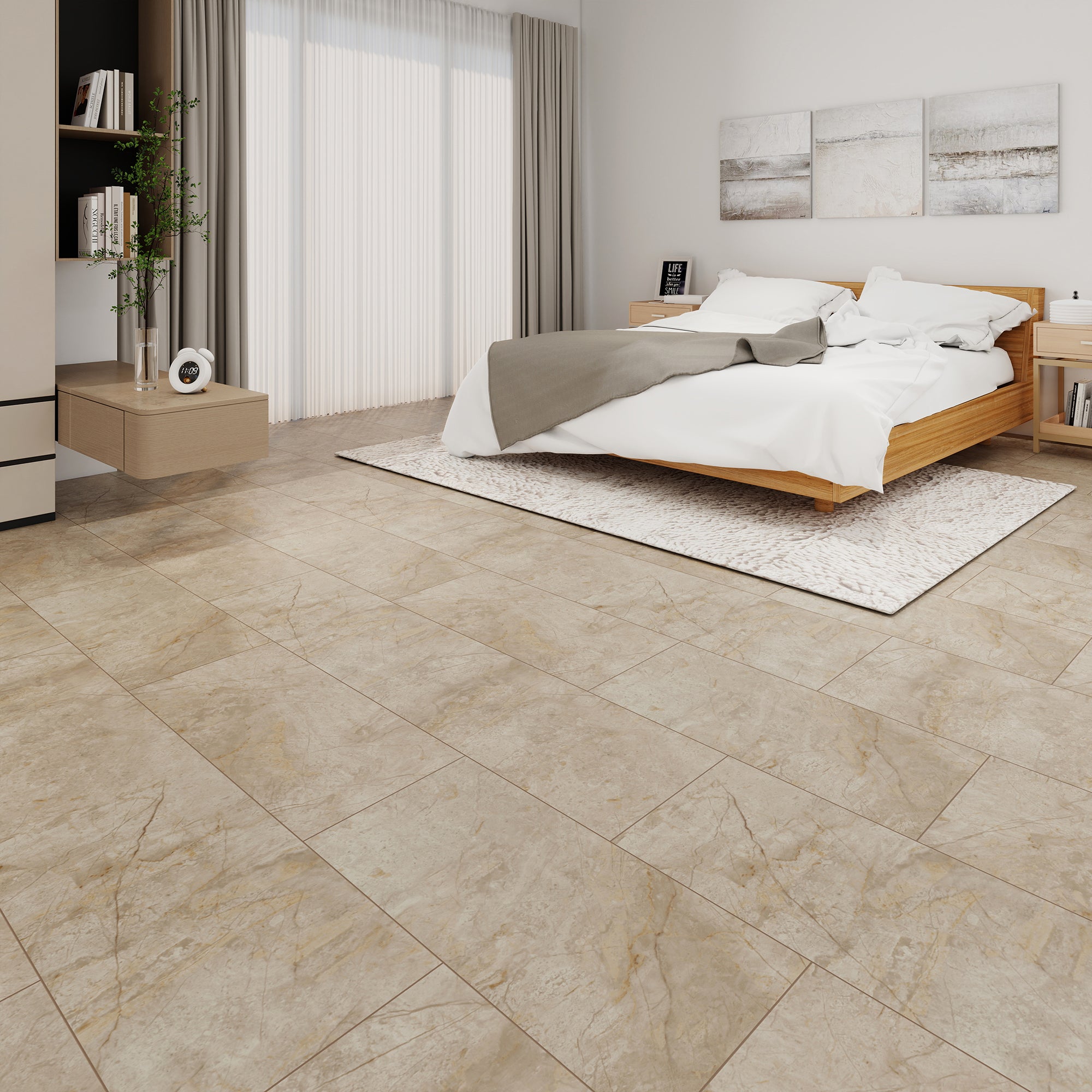 Taurus Planet Tile vinyl flooring - color detail