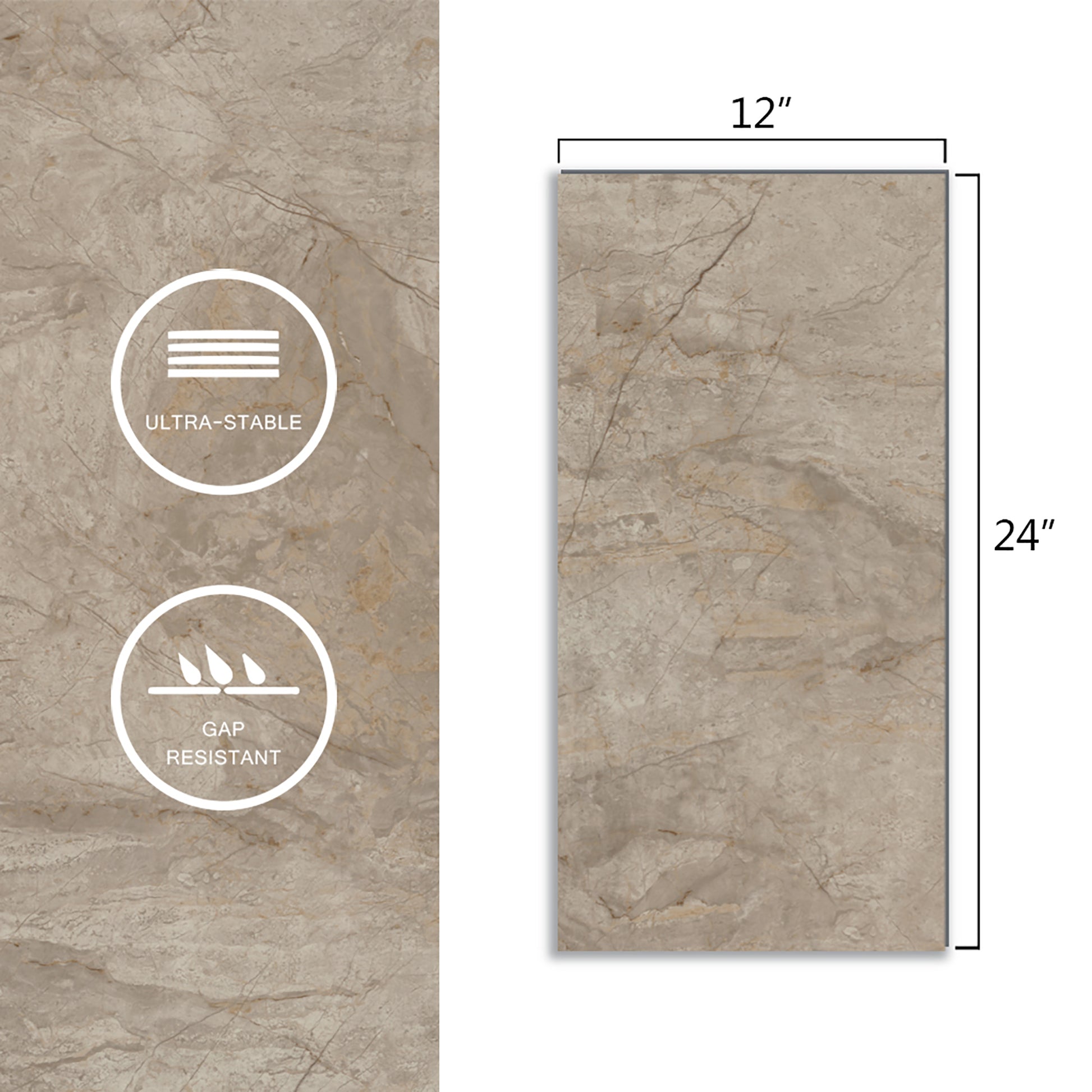 Taurus Planet Tile vinyl flooring - close-up texture