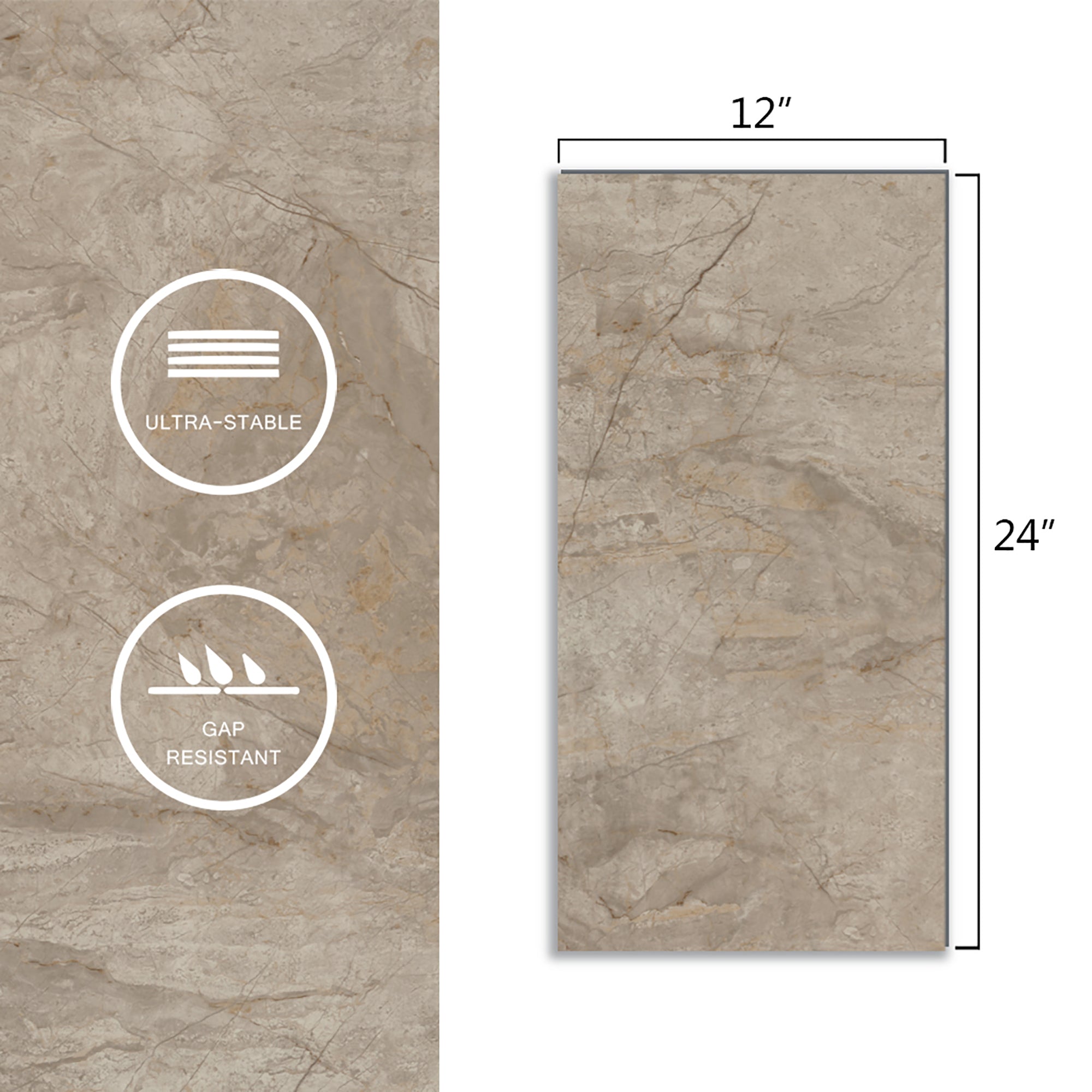 Taurus Planet Tile vinyl flooring - close-up texture