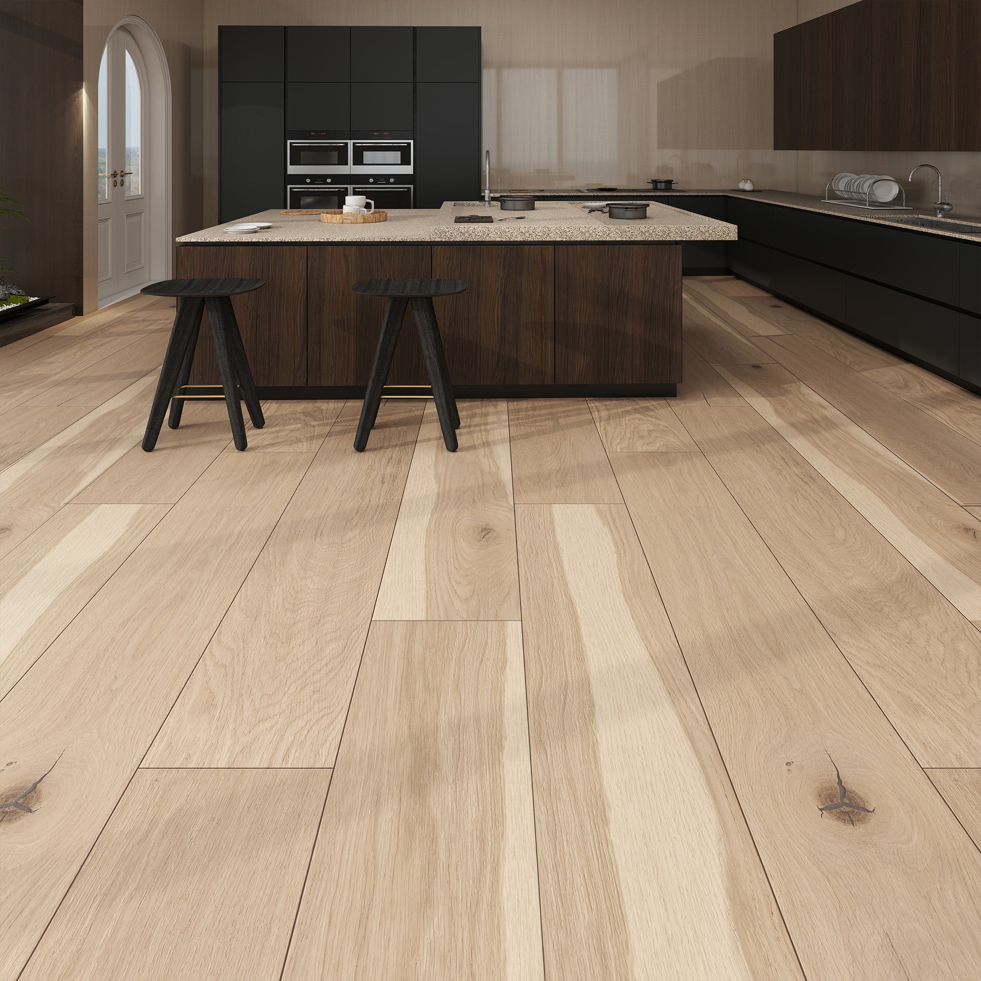 Vintage Oak - SuperOak Plus 12mm Hybrid Wood Plank 72.8"*9.8"