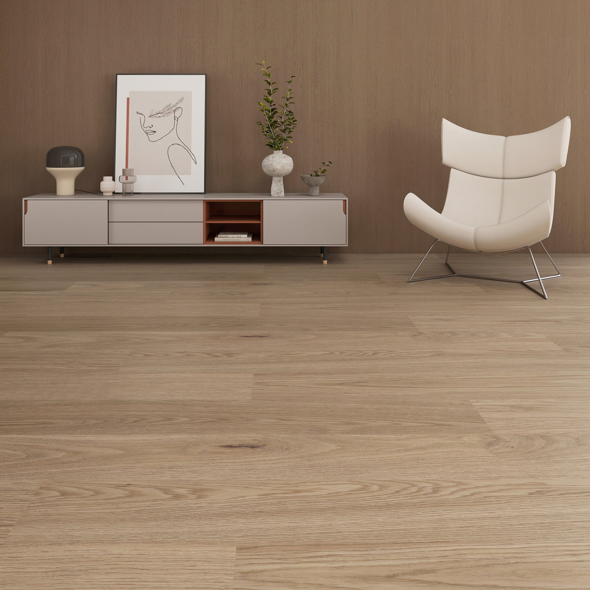 Warm Hickory - SuperOak Plus 12mm Hybrid Wood Plank 72.7"*9.8" - product image